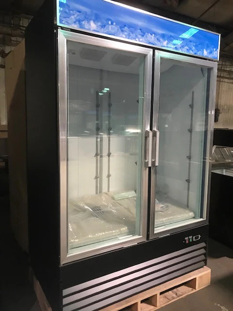 CES Double Door Merchandiser Freezer