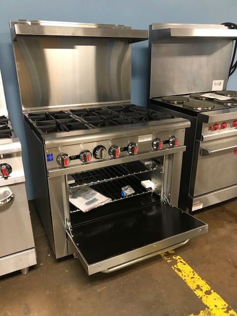 CES 36" Oven with 6 Burners