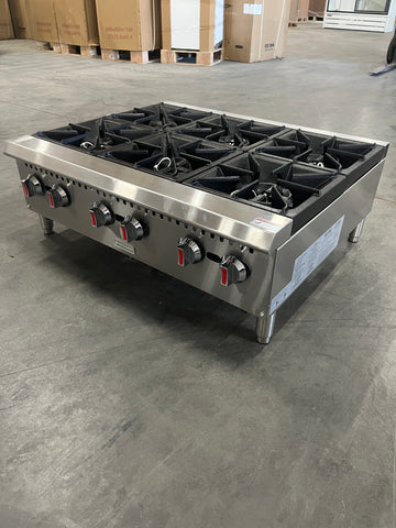 CES 6 Burner Countertop Range