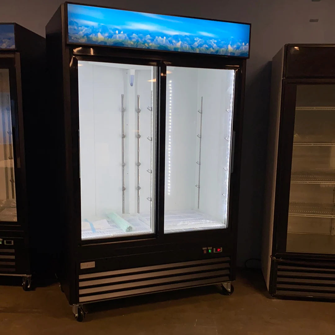CES Double Door Sliding Glass Cooler