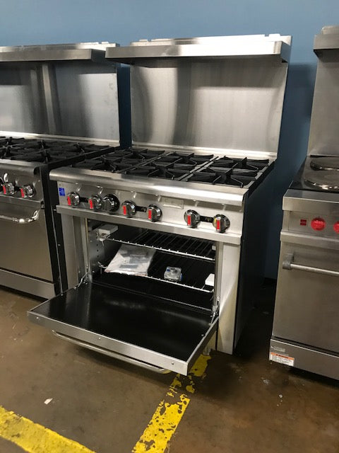 CES 36" Oven with 6 Burners