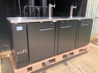 CES 90" Double Stem 4 Keg Cooler