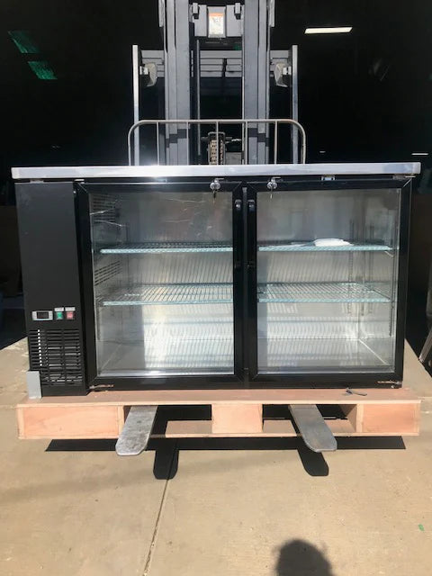 CES 60" Glass Front Bar Back Cooler