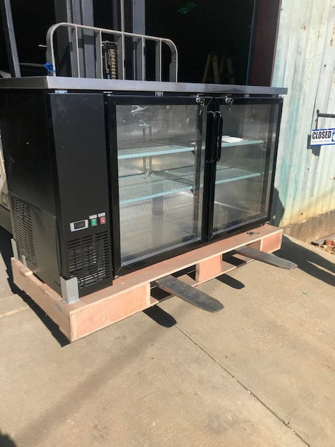 CES 60" Glass Front Bar Back Cooler