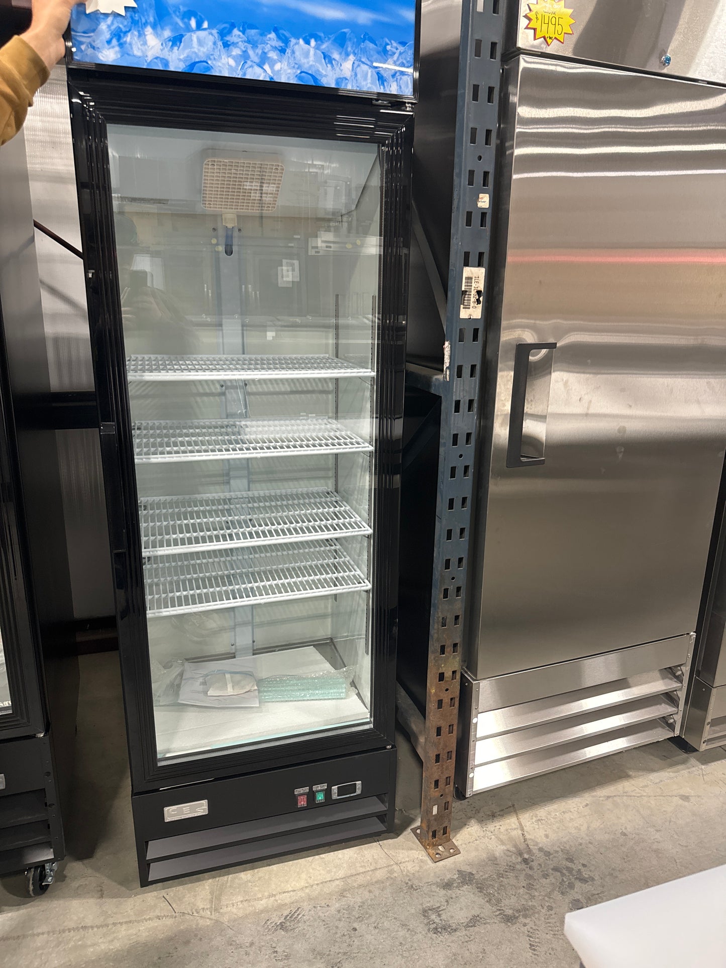 CES Single Door Merchandiser Freezer (13cu.ft.)