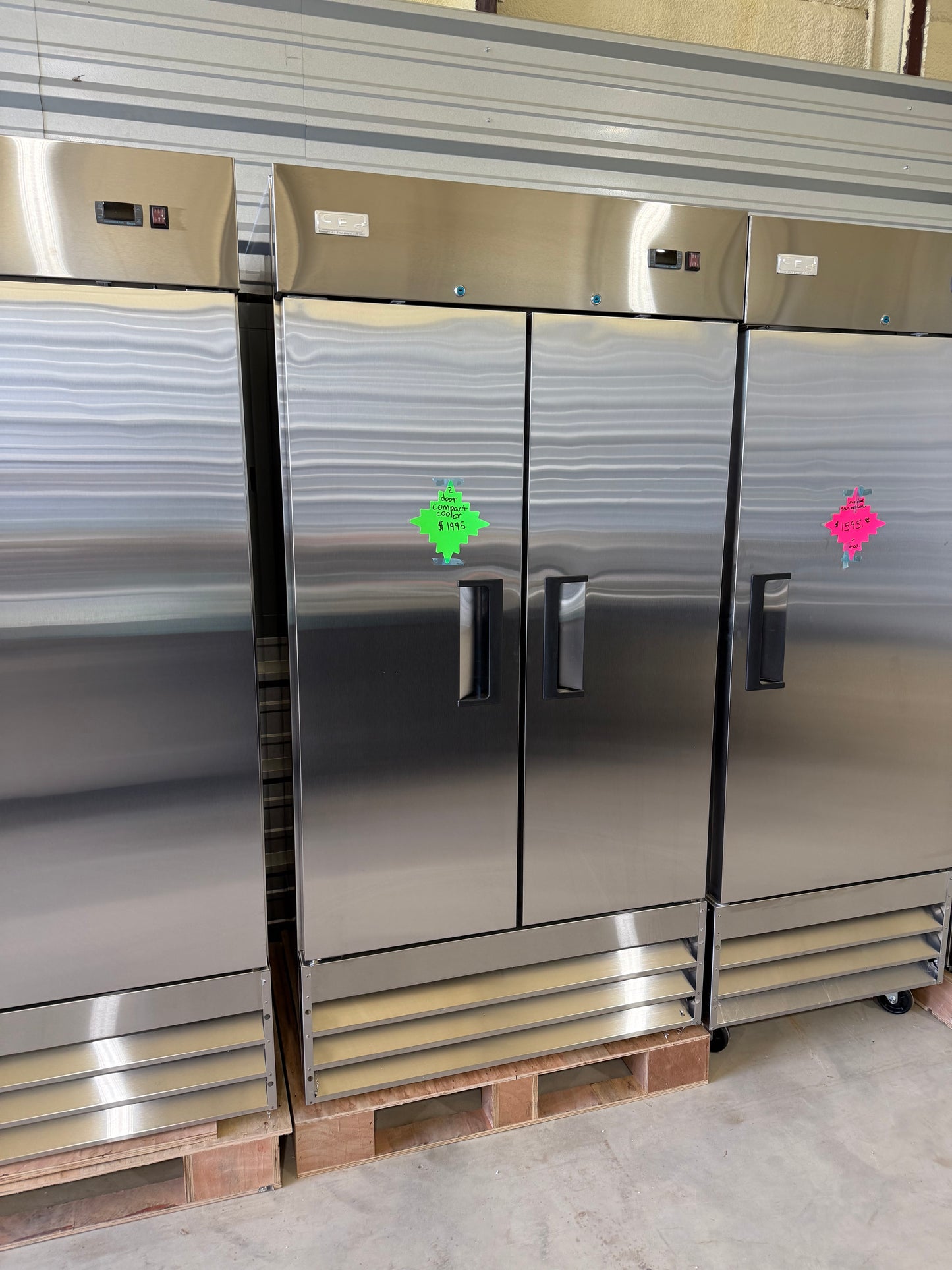 CES Compact Double Door Stainless Cooler