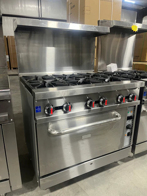 CES 36" Convection Oven with 6 Burners