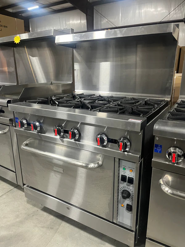 CES 36" Convection Oven with 6 Burners