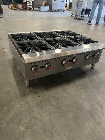 CES 6 Burner Countertop Range