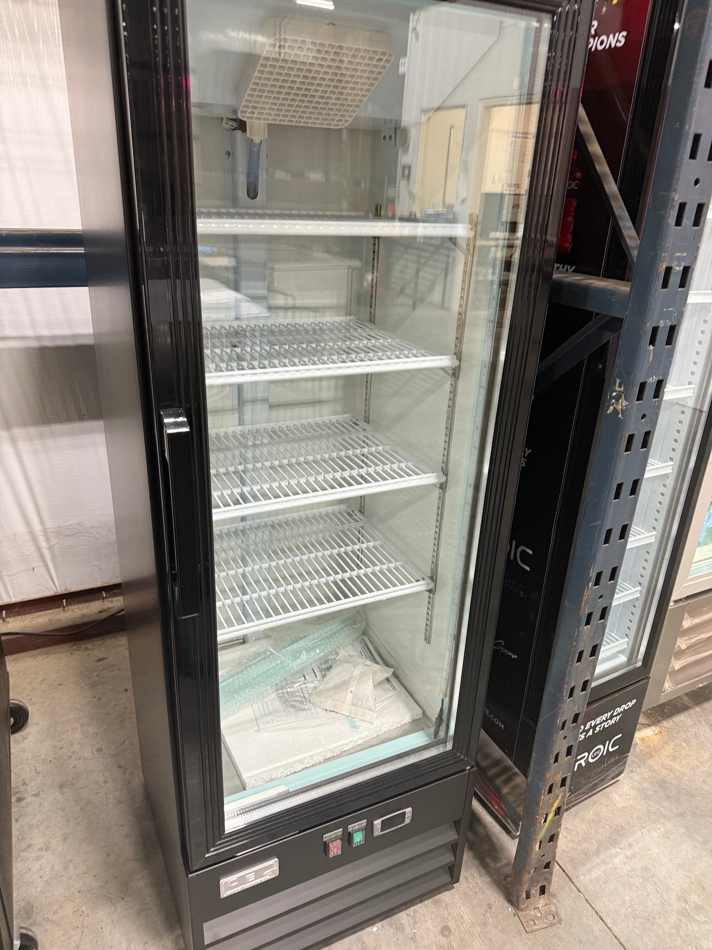 CES Single Door Merchandiser Cooler