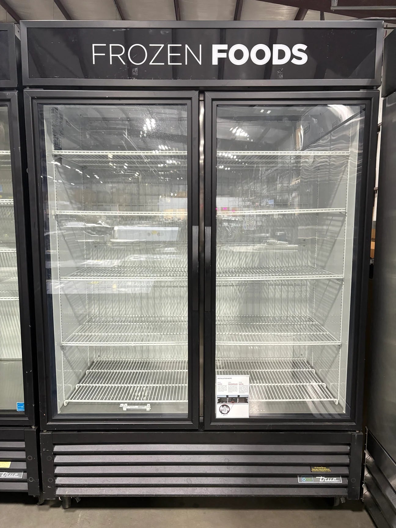 Used True Brand 2019 2 Door Freezer