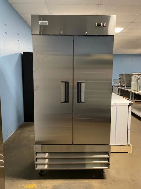 CES Compact Double Door Stainless Freezer