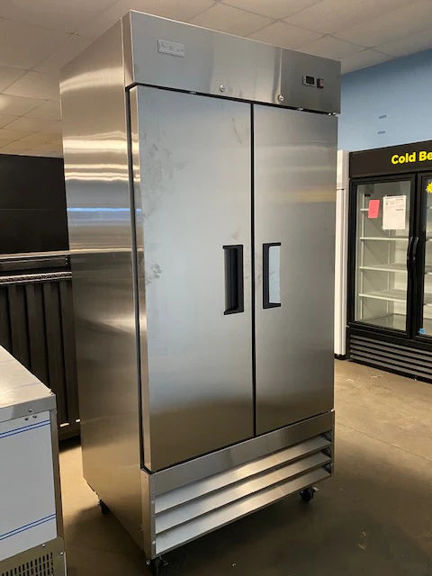 CES Compact Double Door Stainless Freezer